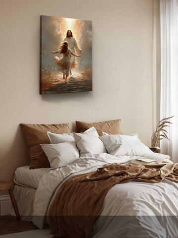 Jesus & Running Teen Girl – Shepherd’s Care