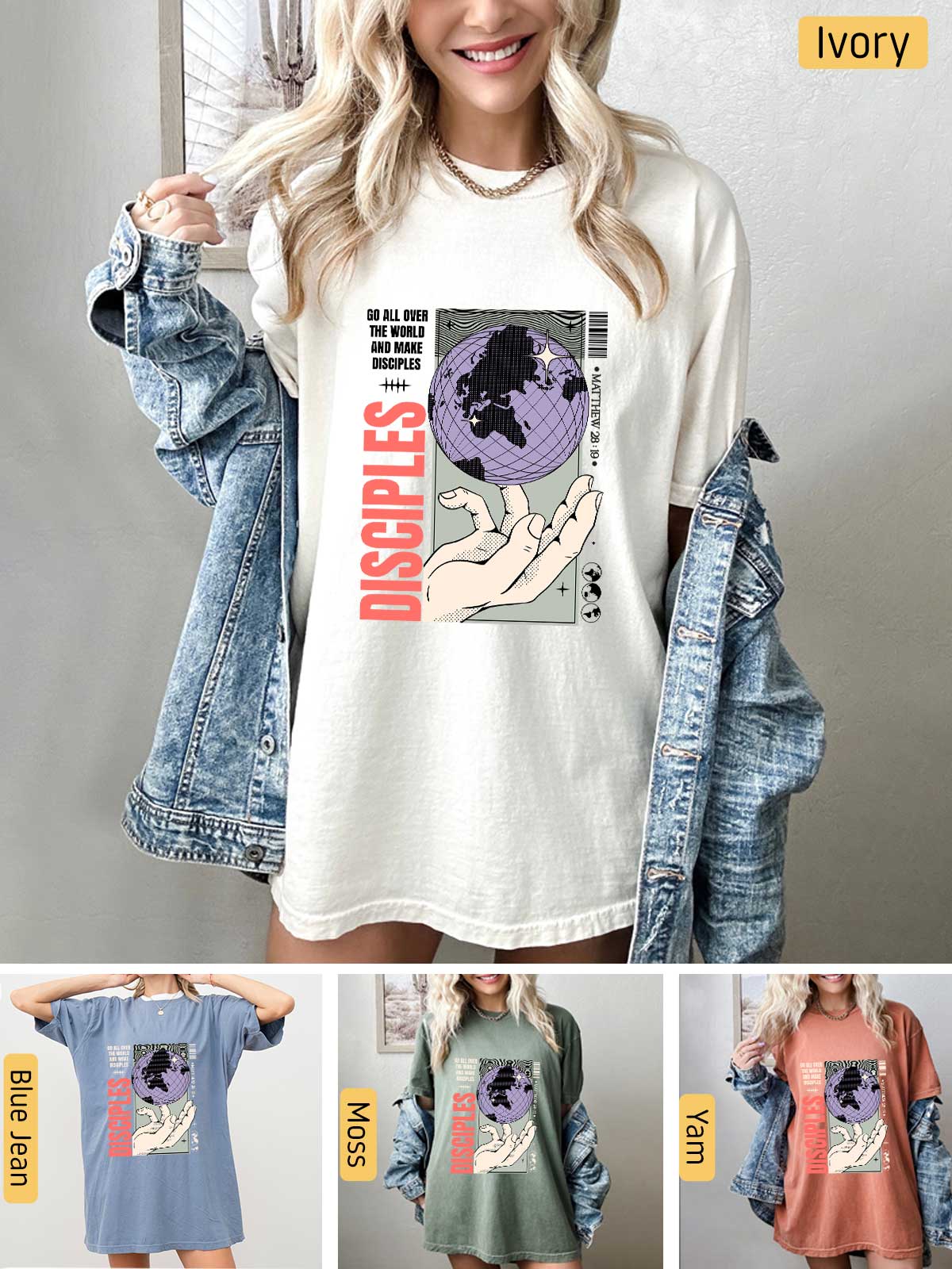 [11]--T-Shirt-(Comfort-Colors)---Main-2-(Ivory)