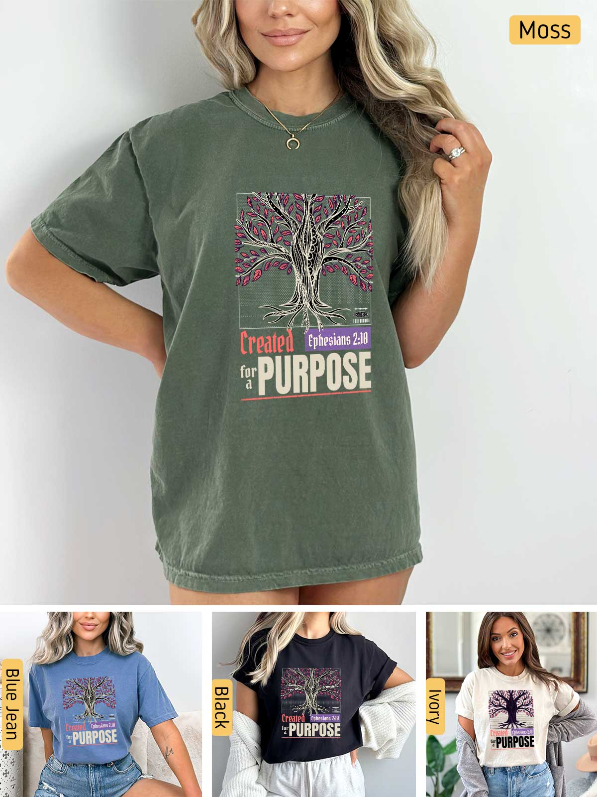 [13]--T-Shirt-(Comfort-Colors)---Main-4-(Moss)