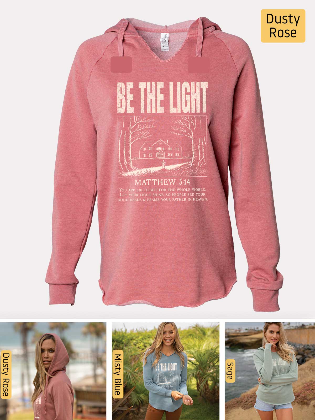 a women's hoodie with a picture of a woman wearing a hoodie