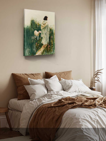 Modern Good Shepherd Illustration