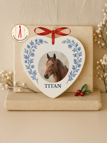Horse Heart Ornament – Photo Laurel