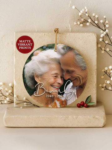 Memorial Ornament – Full Photo Script