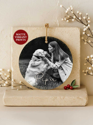 Golden Retriever Ornament – Full Photo Script