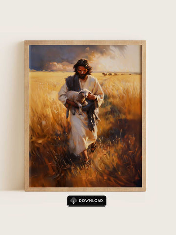Shepherd of Grace in the Wheat Field