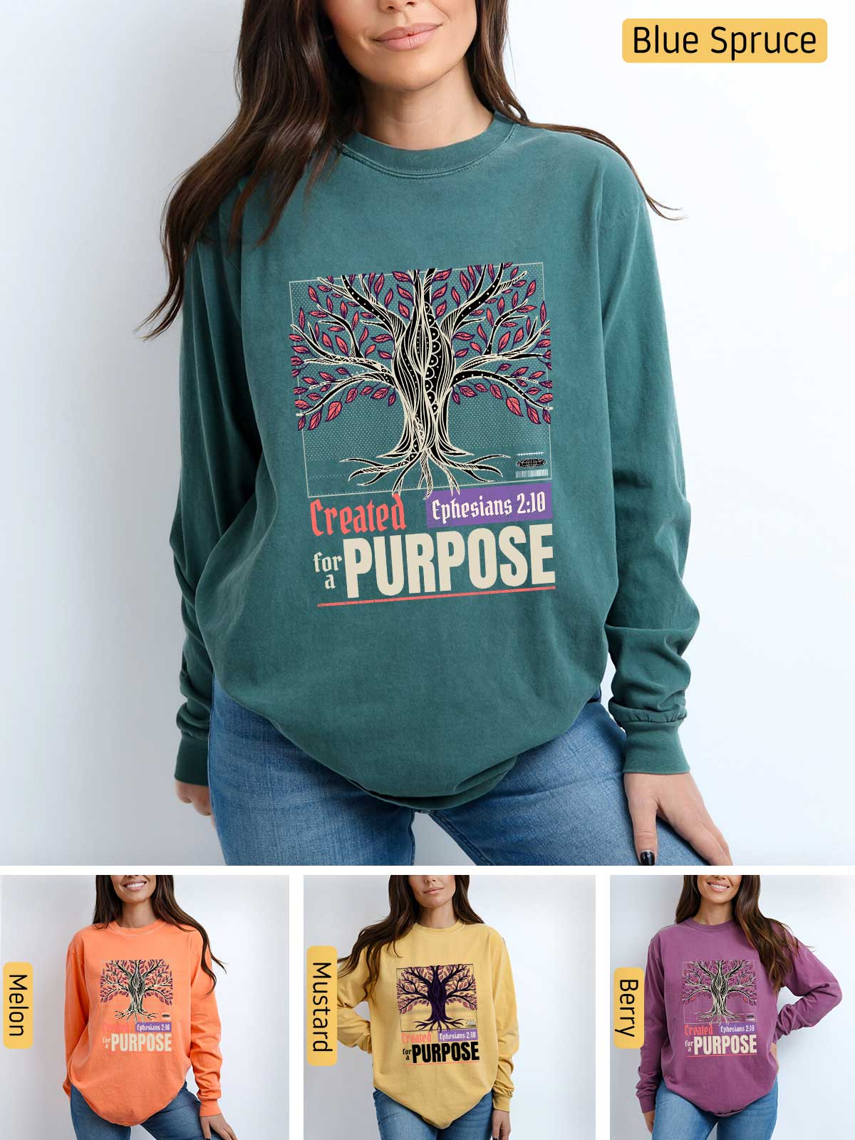 [22]--Main-5-CC--Long-Sleeve-6014-(-Blue-Spruce)