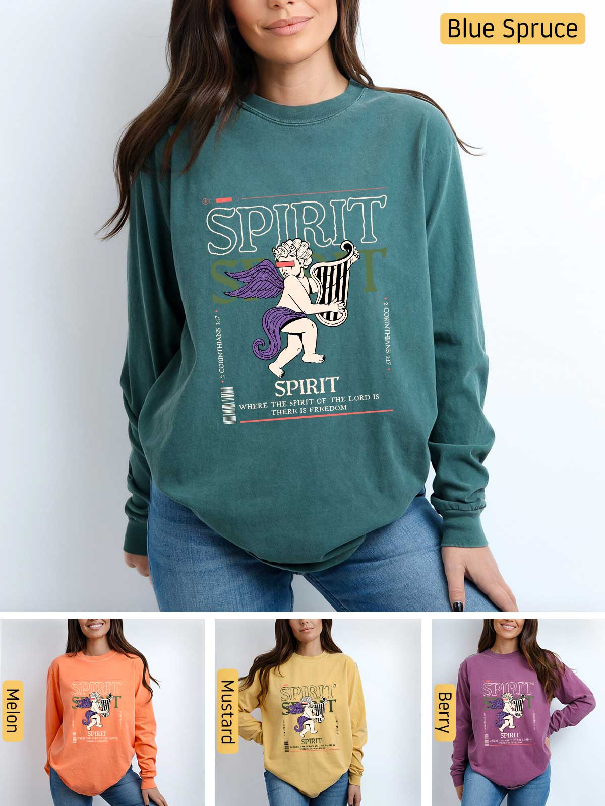 [22]--Main-5-CC--Long-Sleeve-6014-(-Blue-Spruce)