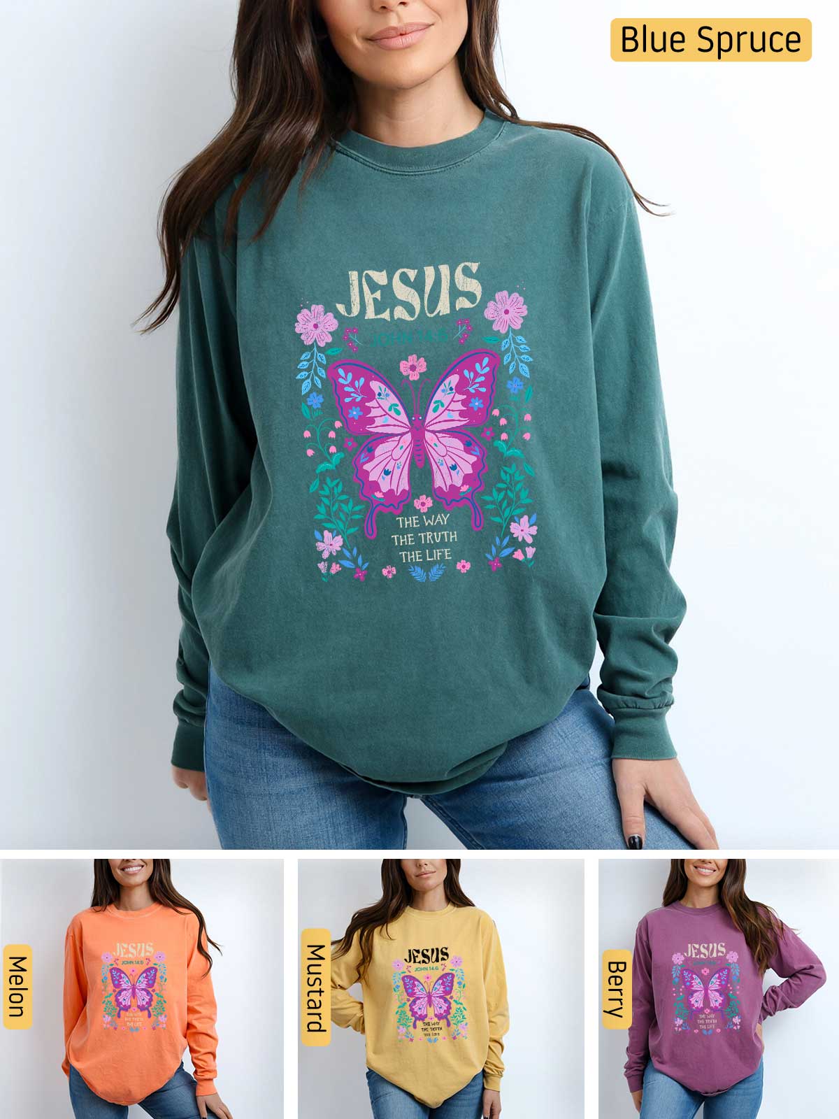 [22]--Main-5-CC--Long-Sleeve-6014-(-Blue-Spruce)