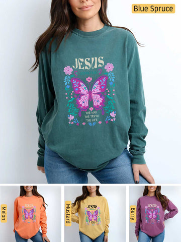 [22]--Main-5-CC--Long-Sleeve-6014-(-Blue-Spruce)