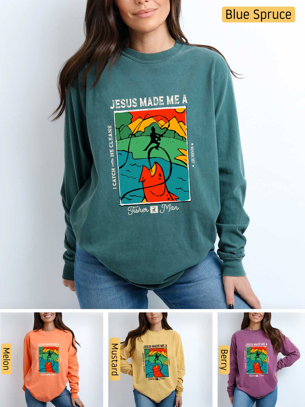 [22]--Main-5-CC--Long-Sleeve-6014-(-Blue-Spruce)