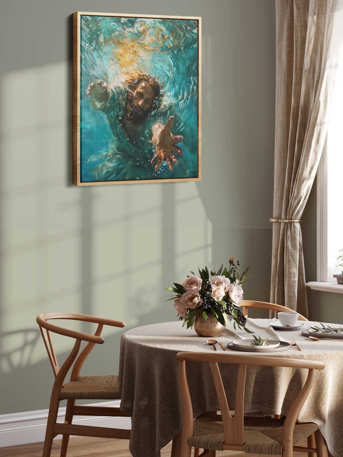 [23]-Framed-Canvas---Dining-Room