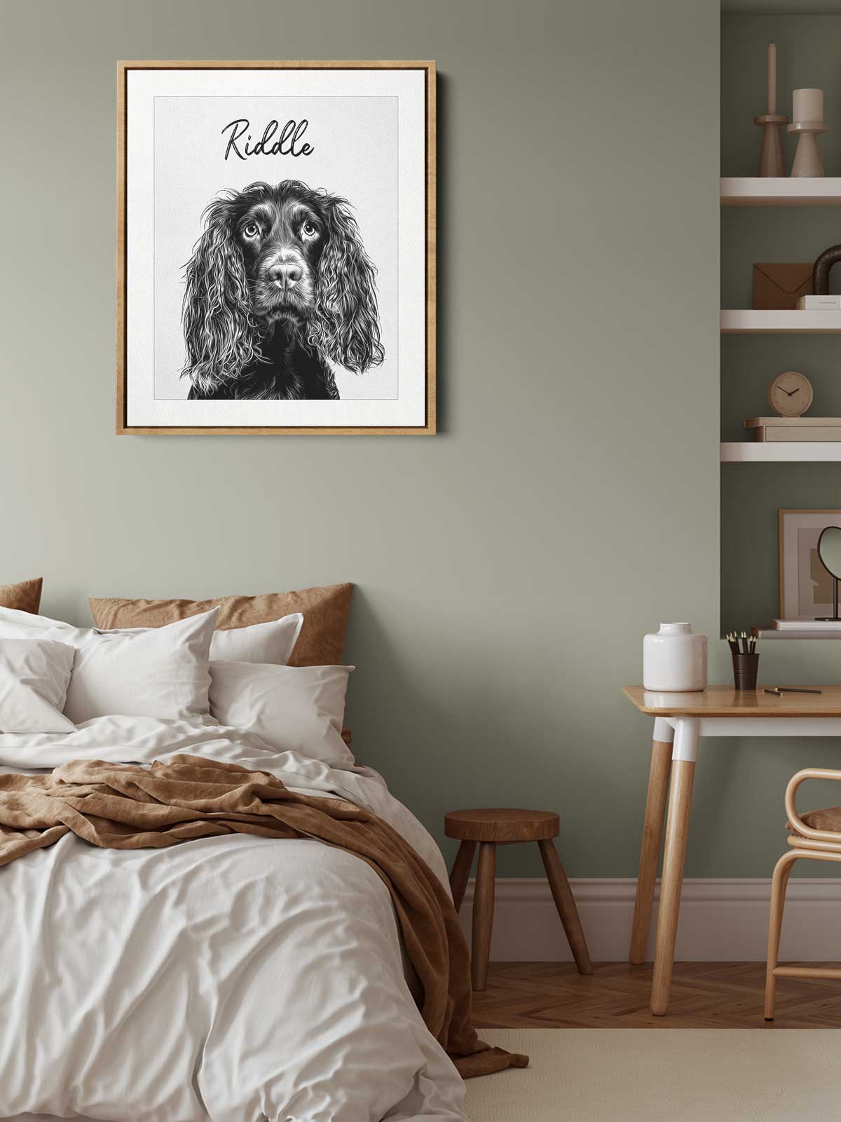 [24]-Framed-Canvas----Bedroom