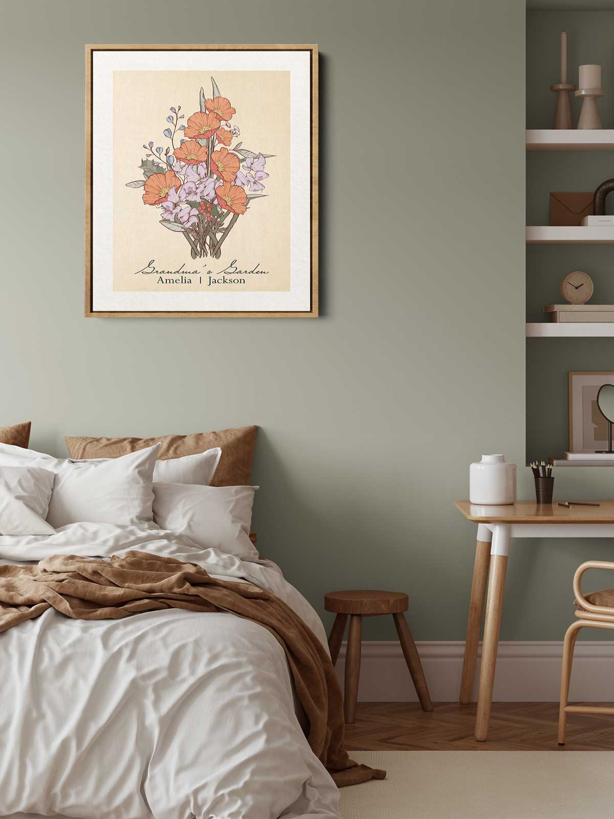 [24]-Framed-Canvas----Bedroom