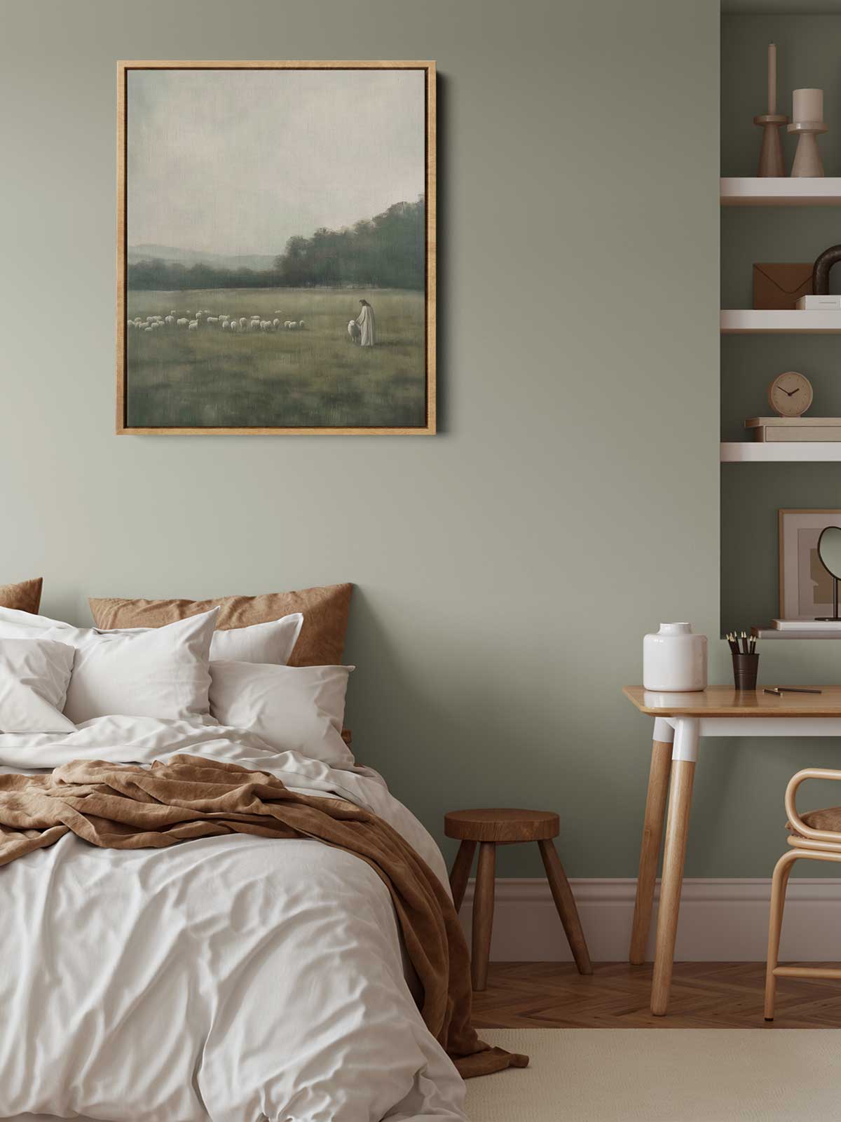 [24]-Framed-Canvas----Bedroom