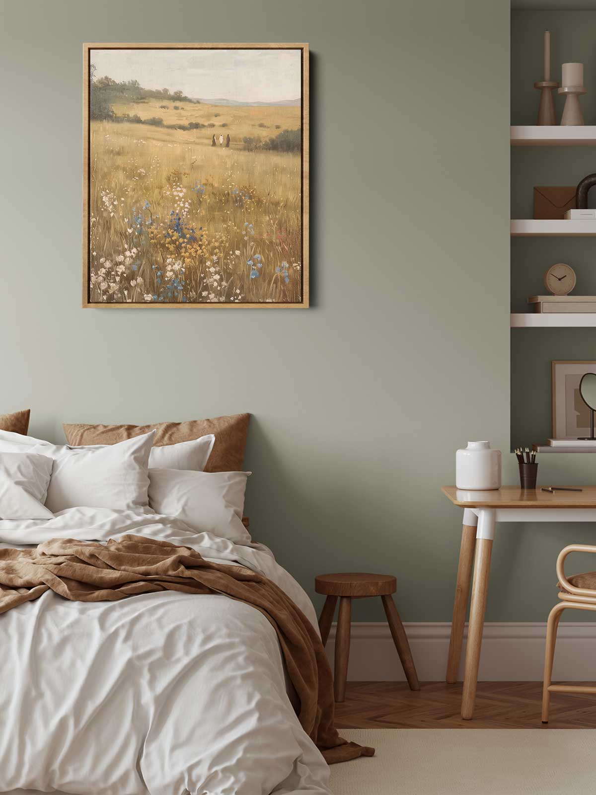 [24]-Framed-Canvas----Bedroom