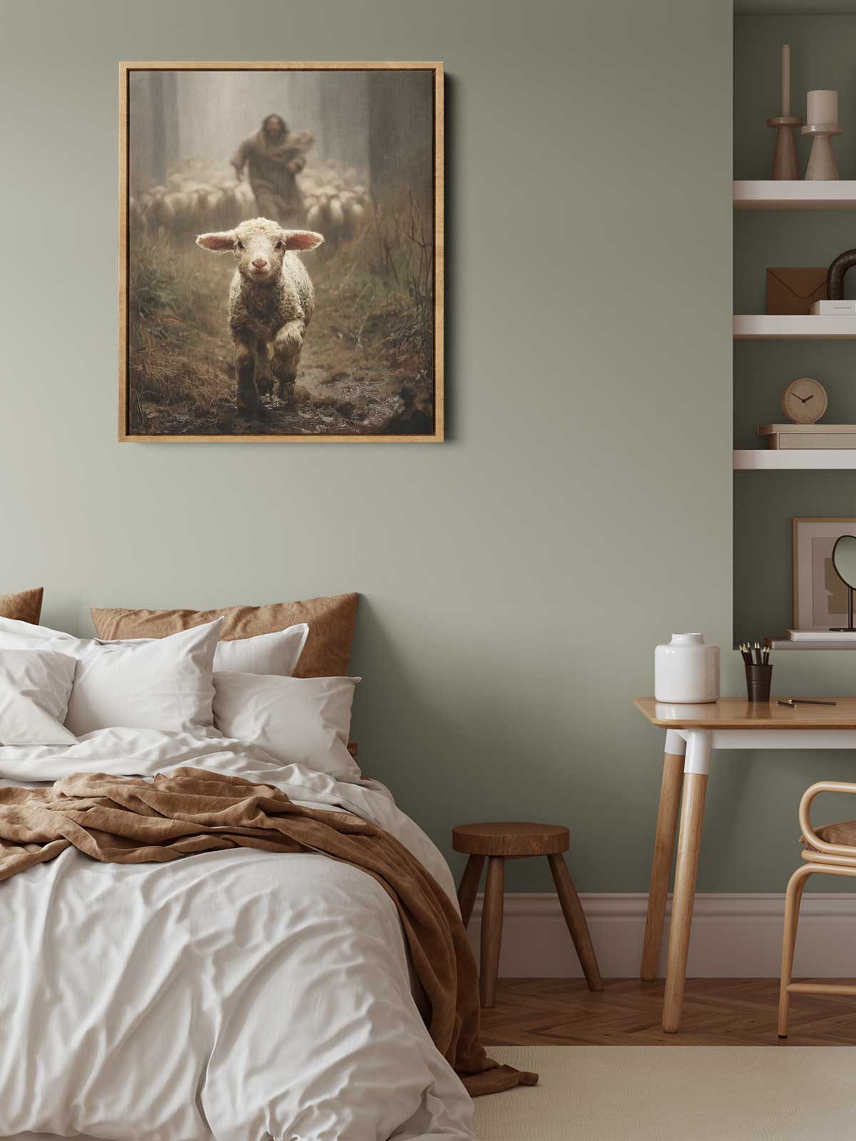 [24]-Framed-Canvas----Bedroom