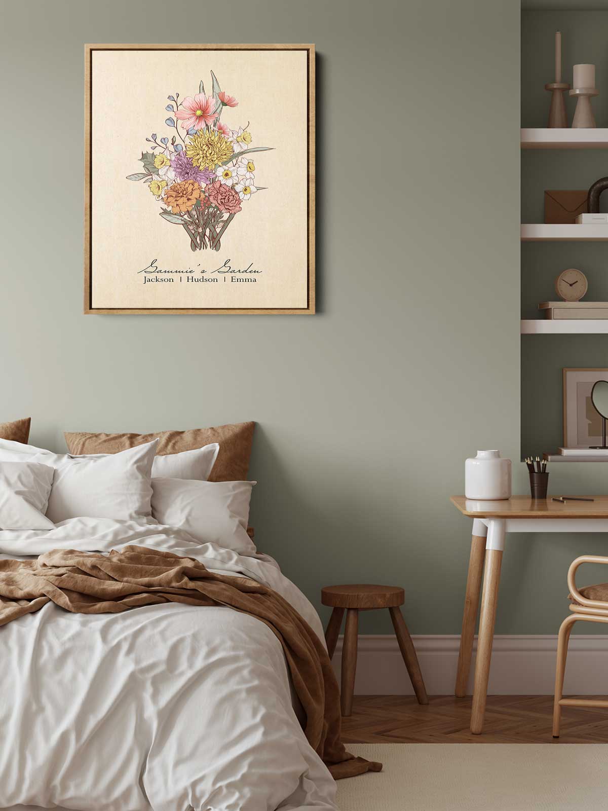 [24]-Framed-Canvas----Bedroom