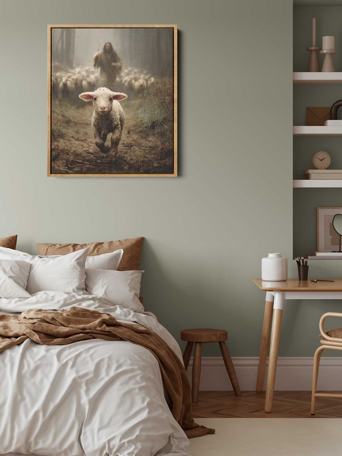 [24]-Framed-Canvas----Bedroom
