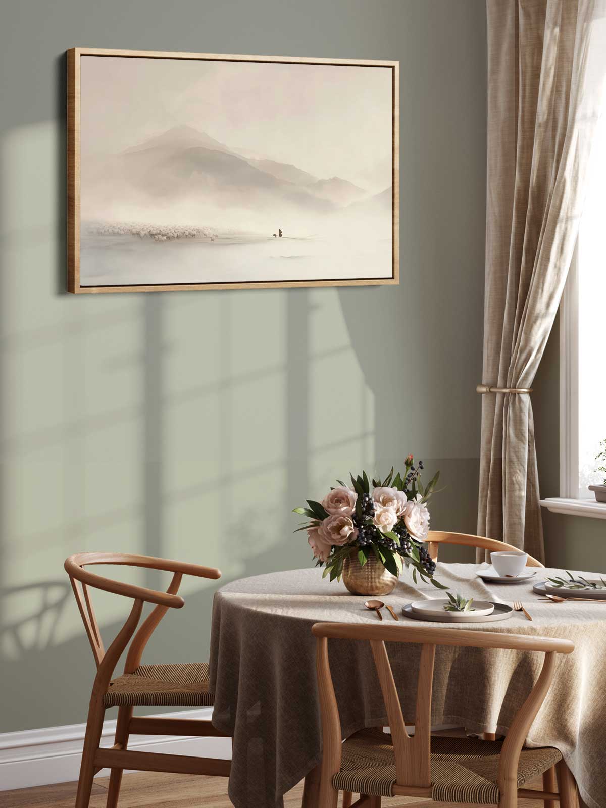 [24]-Framed-Canvas---Dining-Room