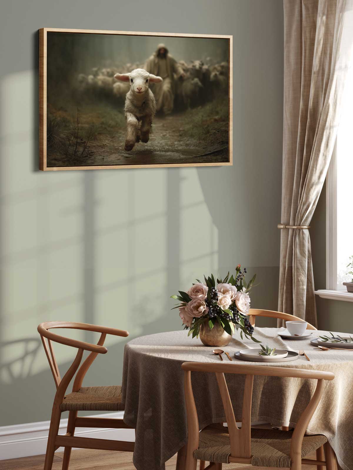 [24]-Framed-Canvas---Dining-Room