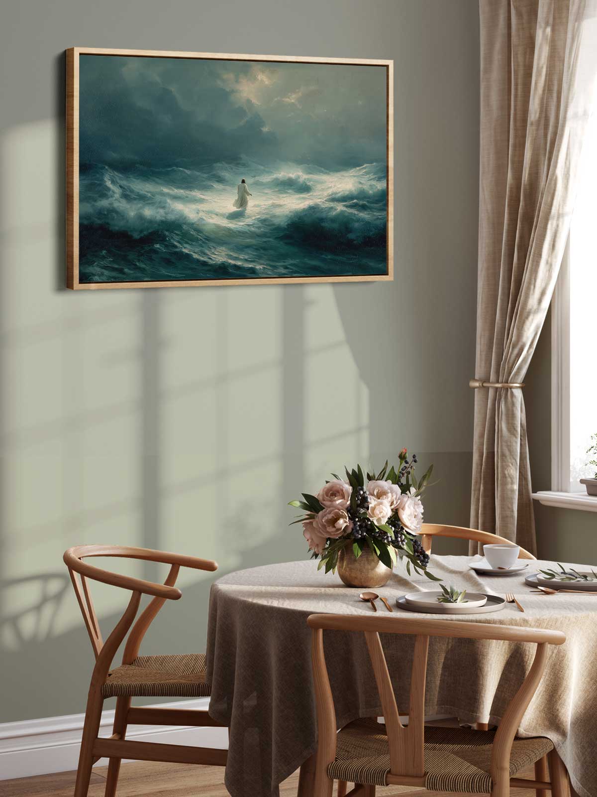 [24]-Framed-Canvas---Dining-Room