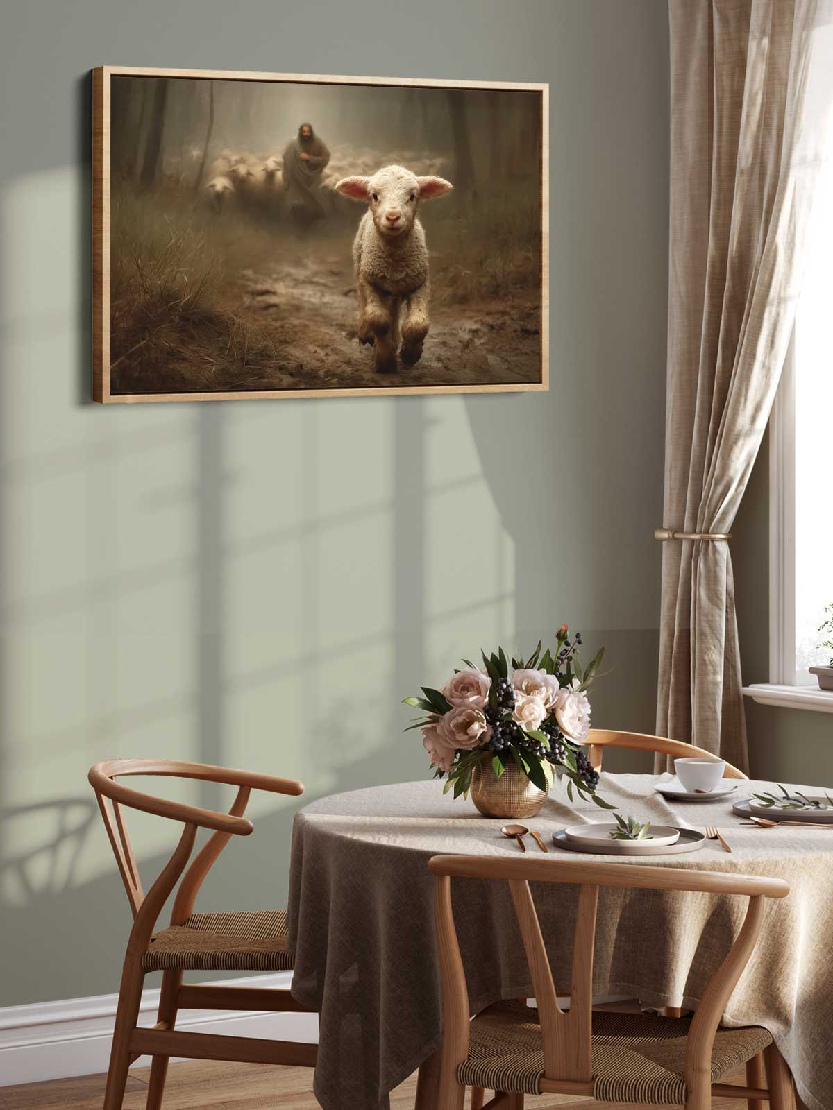 [24]-Framed-Canvas---Dining-Room