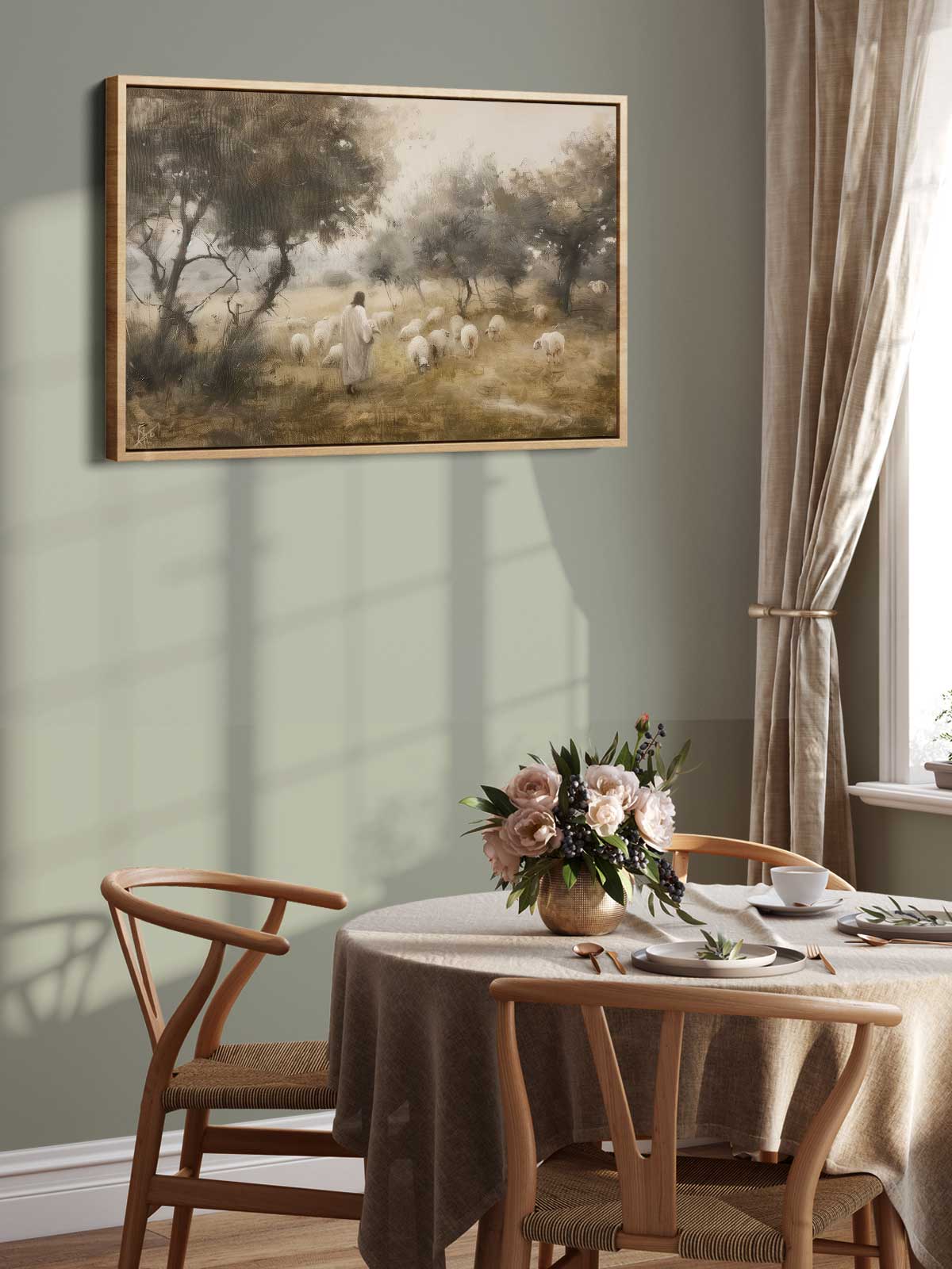 [24]-Framed-Canvas---Dining-Room