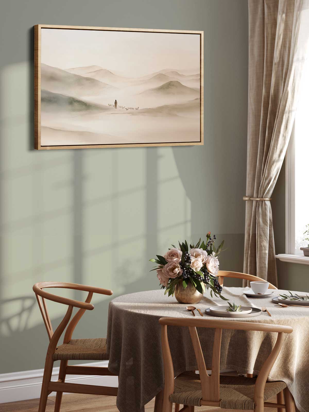 [24]-Framed-Canvas---Dining-Room