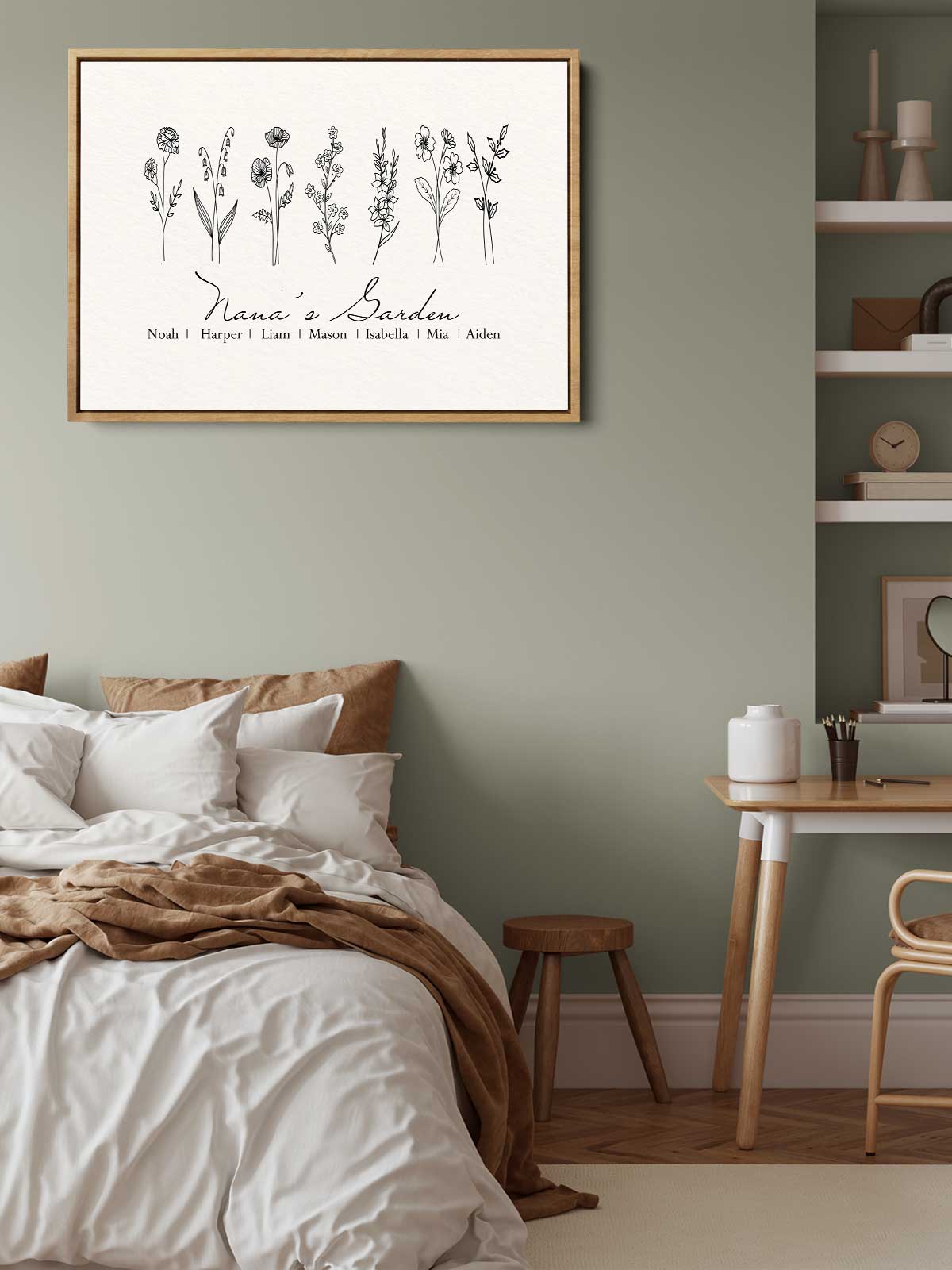 [25]-Framed-Canvas----Bedroom