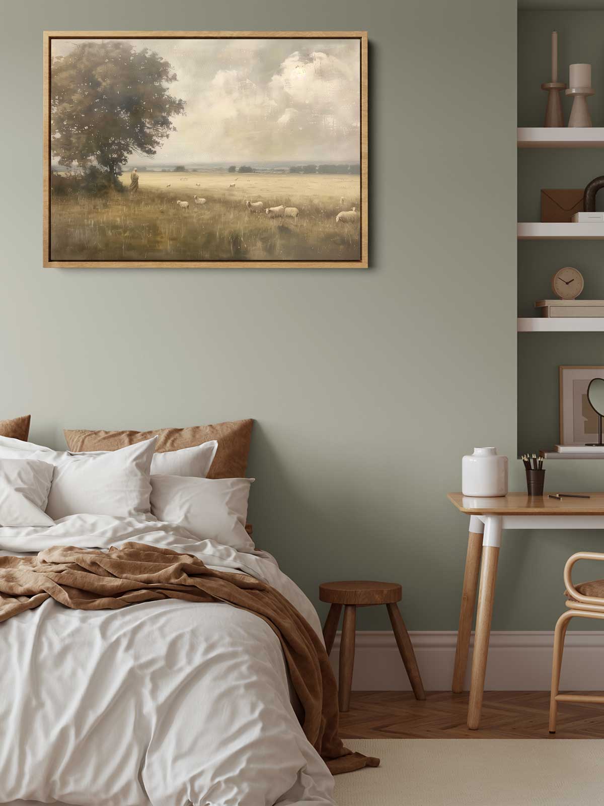 [25]-Framed-Canvas----Bedroom