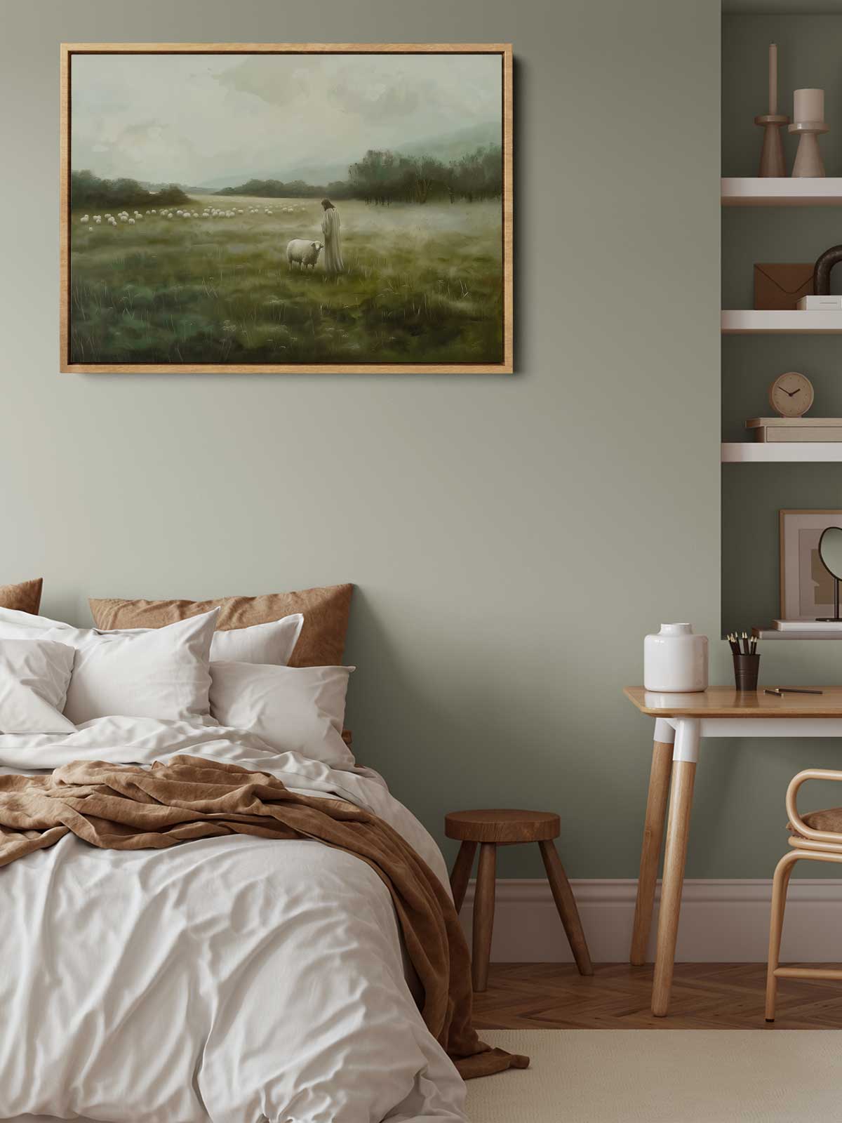 [25]-Framed-Canvas----Bedroom