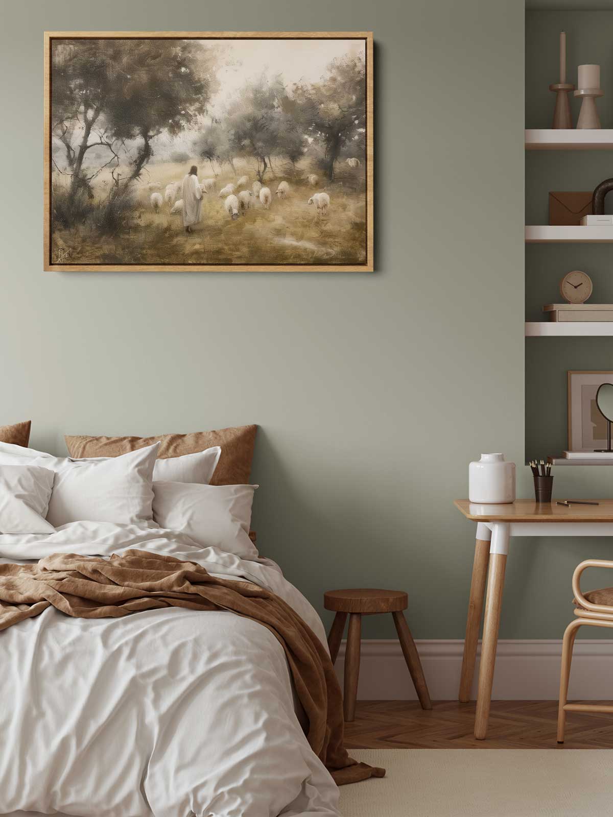 [25]-Framed-Canvas----Bedroom