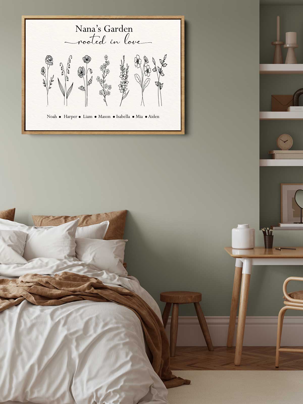 [25]-Framed-Canvas----Bedroom