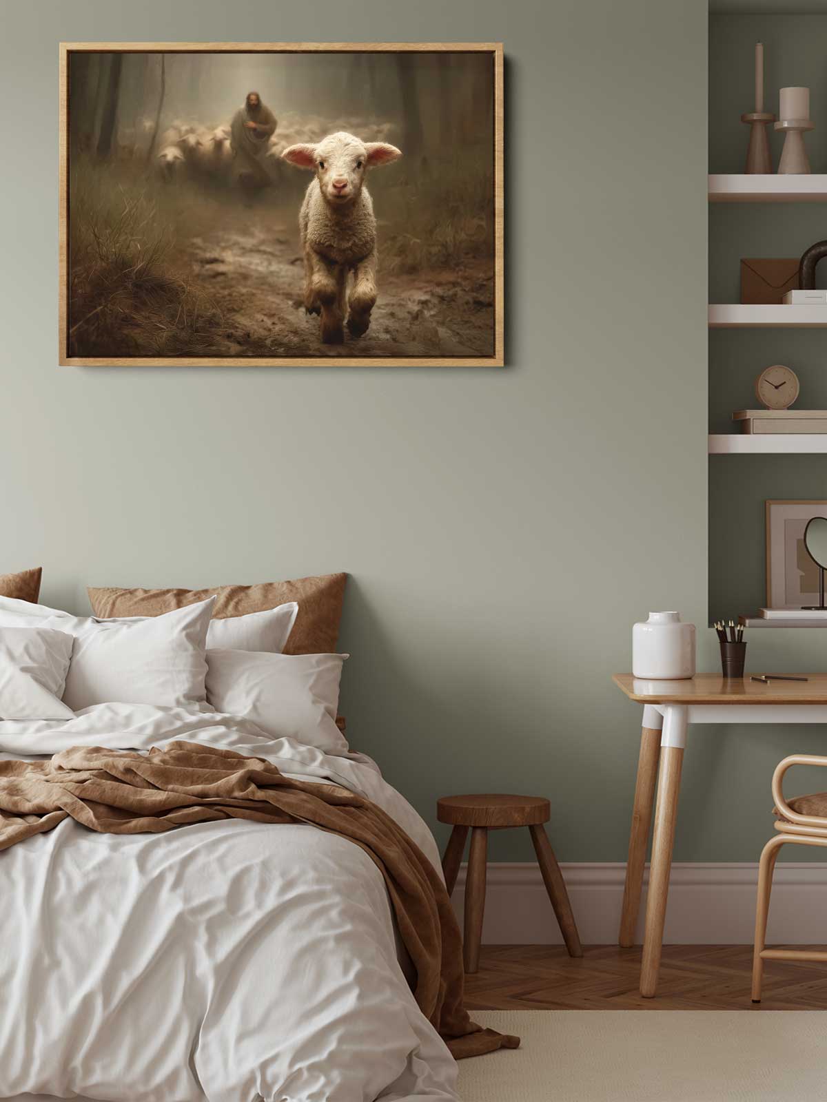 [25]-Framed-Canvas----Bedroom