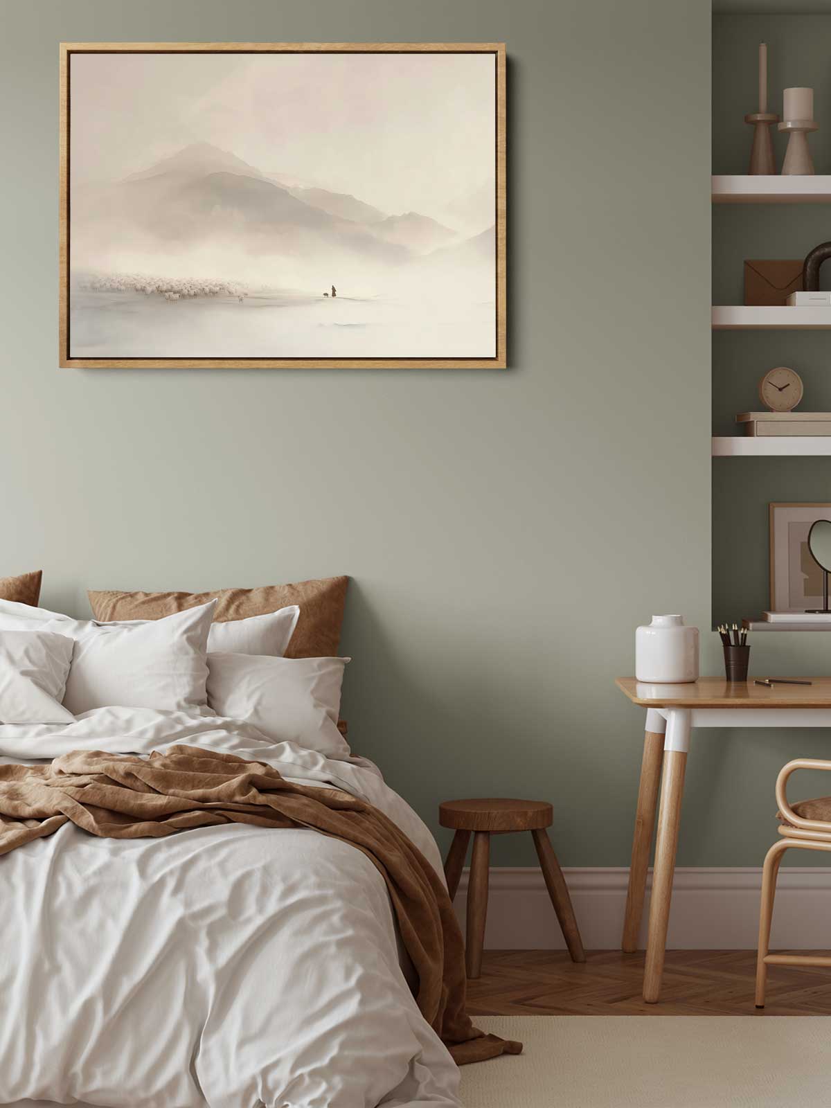 [25]-Framed-Canvas----Bedroom