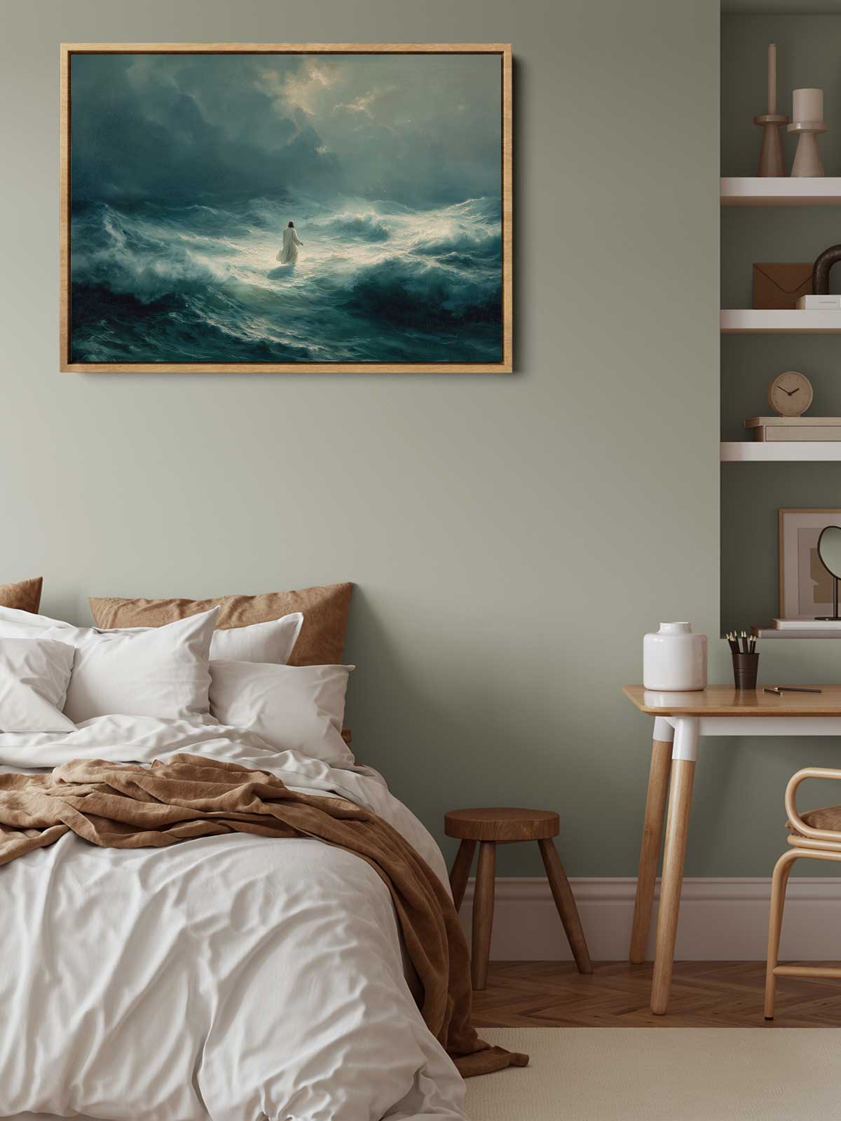 [25]-Framed-Canvas----Bedroom