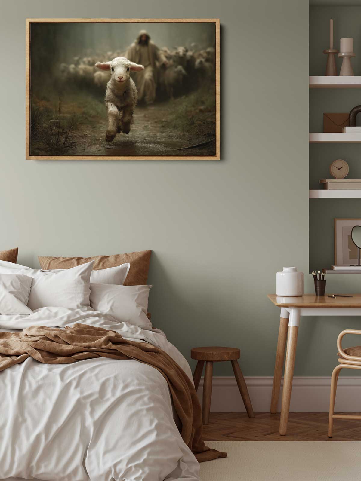 [25]-Framed-Canvas----Bedroom