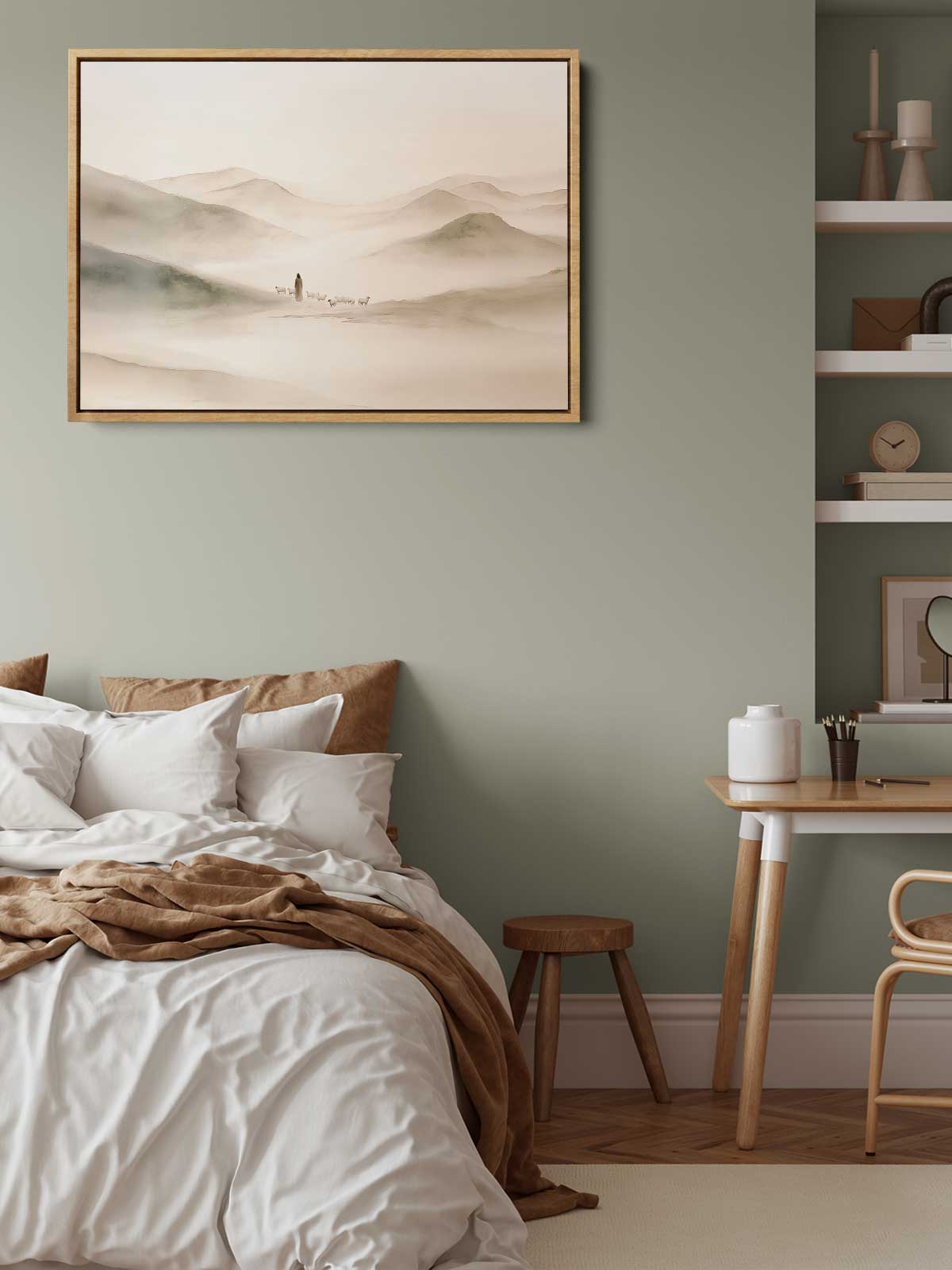 [25]-Framed-Canvas----Bedroom