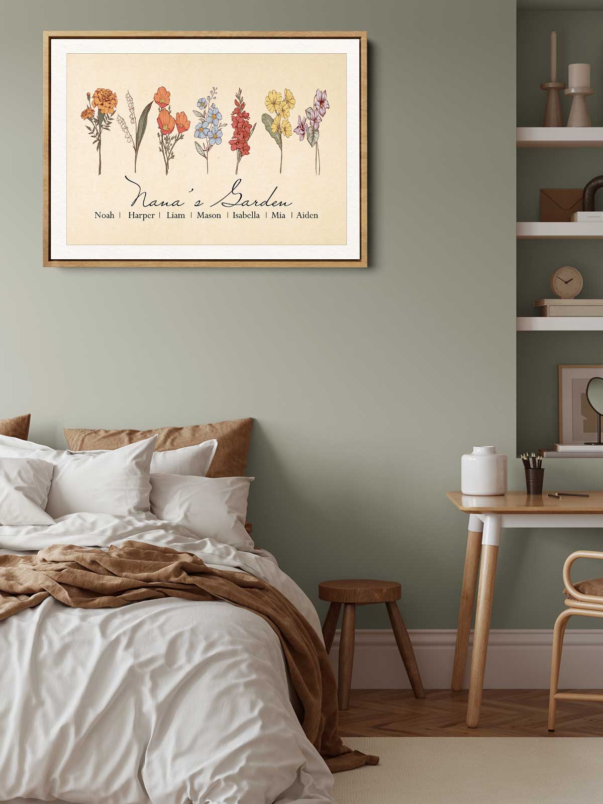 [25]-Framed-Canvas----Bedroom