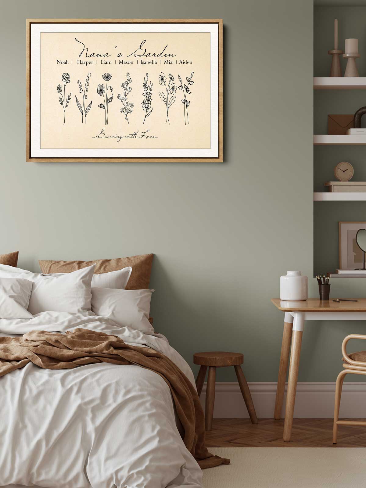 [25]-Framed-Canvas----Bedroom