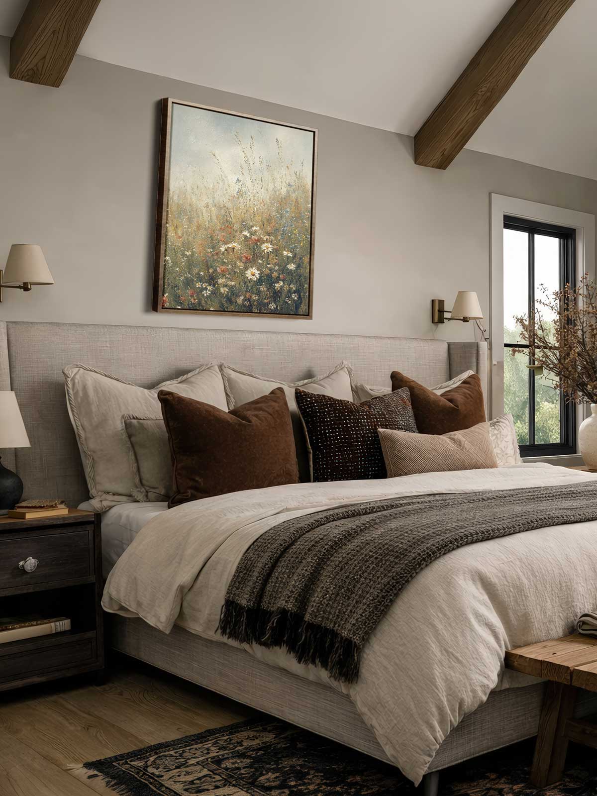 [29]-Framed-Canvas---Bedroom