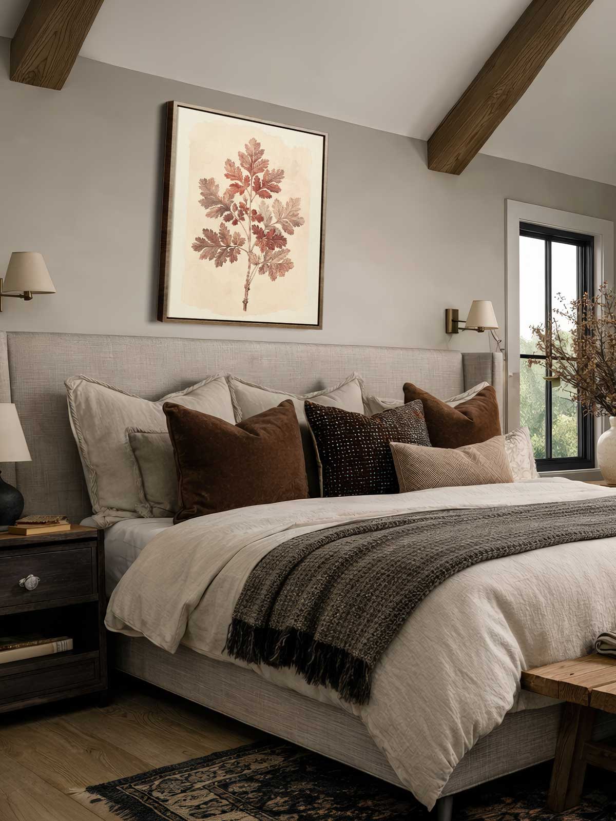 [29]-Framed-Canvas---Bedroom