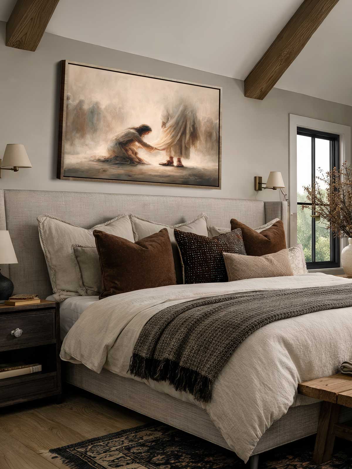 [29]-Framed-Canvas---Bedroom