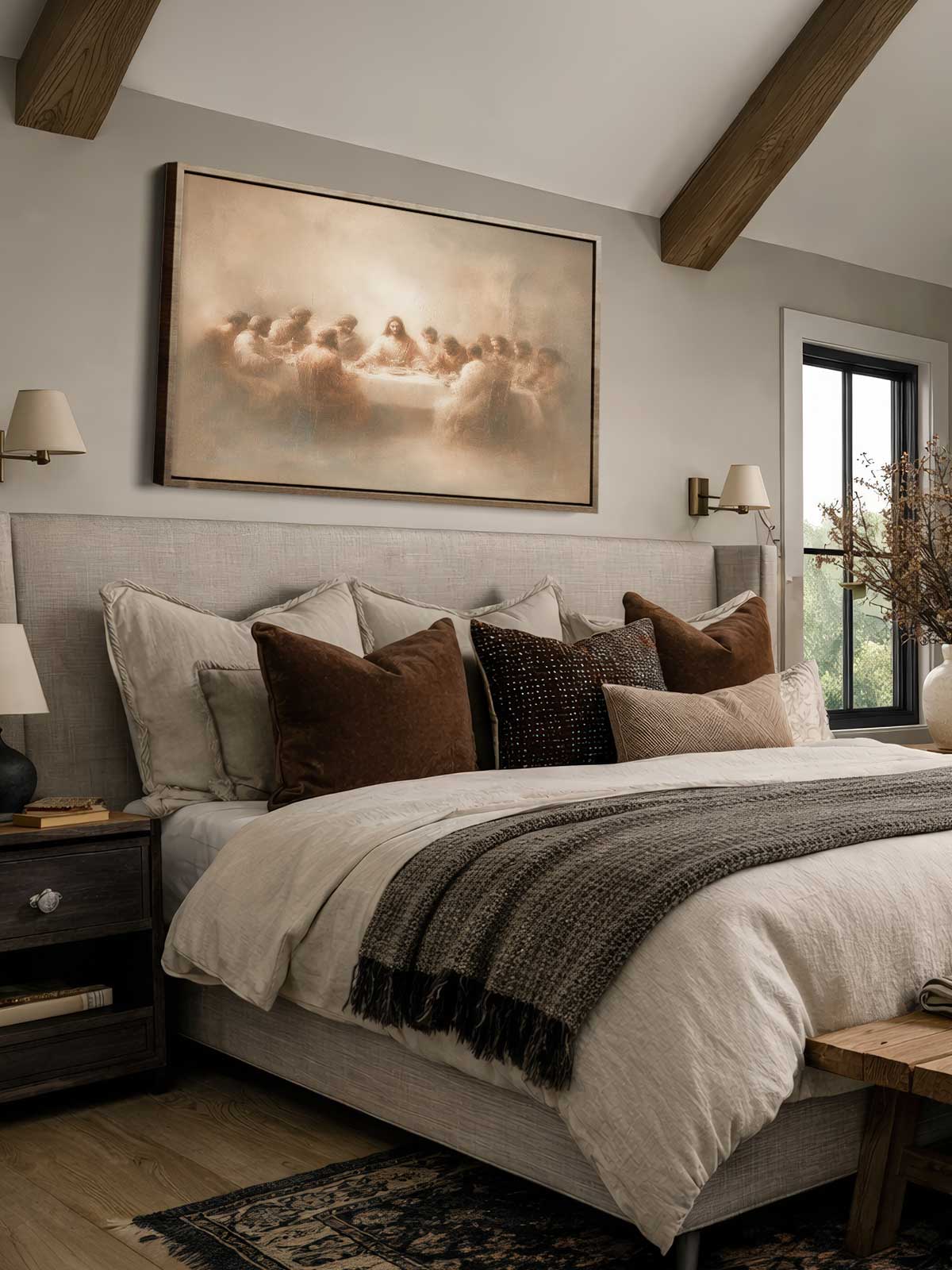 [29]-Framed-Canvas---Bedroom