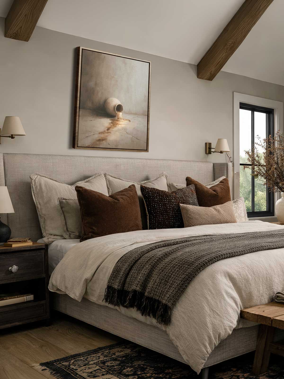 [29]-Framed-Canvas---Bedroom