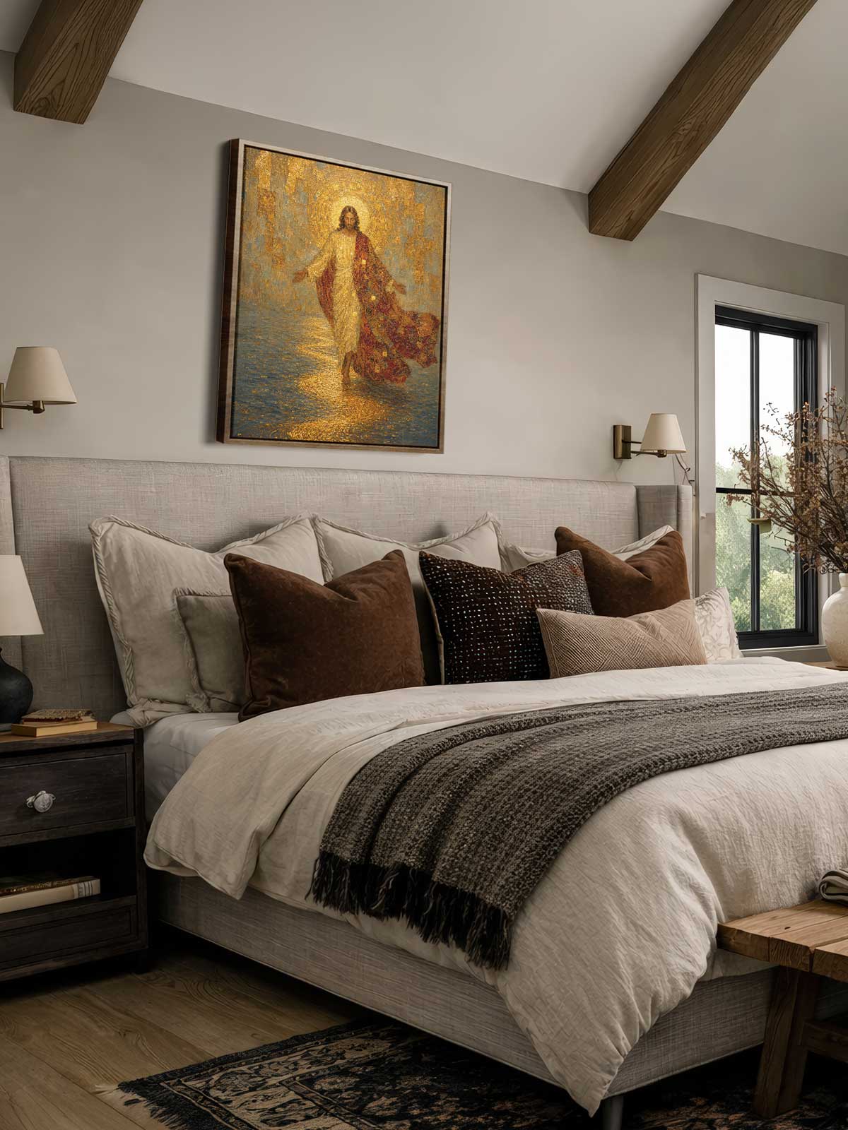 [29]-Framed-Canvas---Bedroom