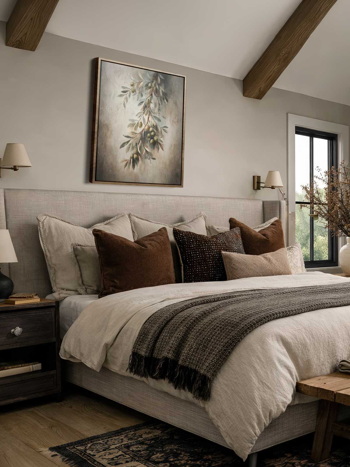 [29]-Framed-Canvas---Bedroom