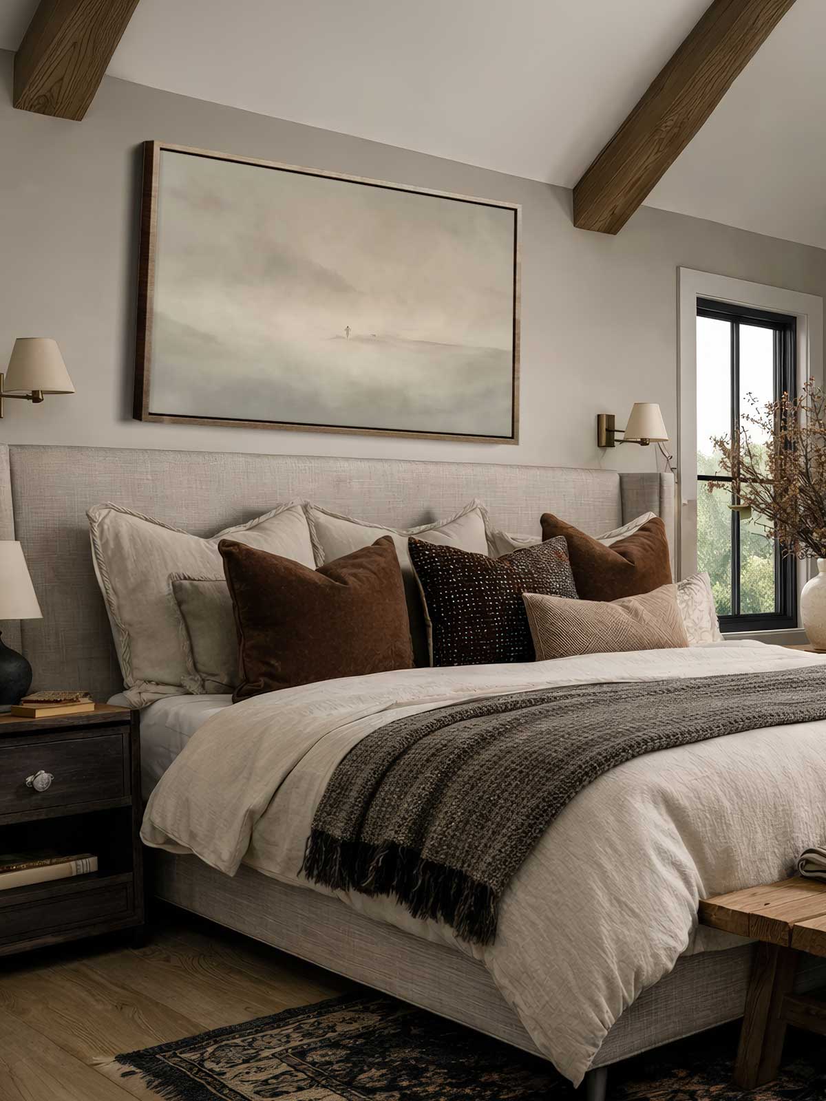[29]-Framed-Canvas---Bedroom