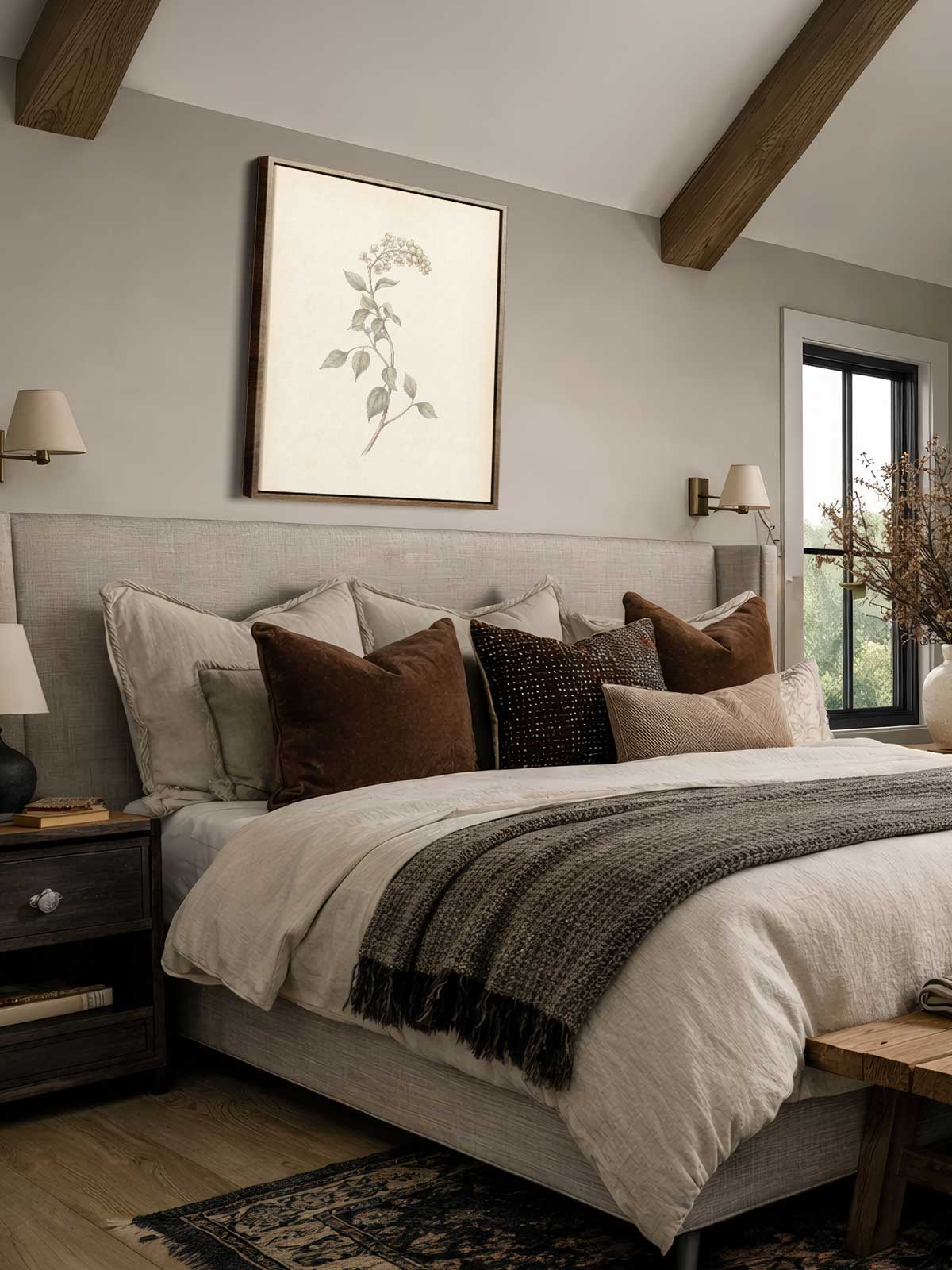 [29]-Framed-Canvas---Bedroom