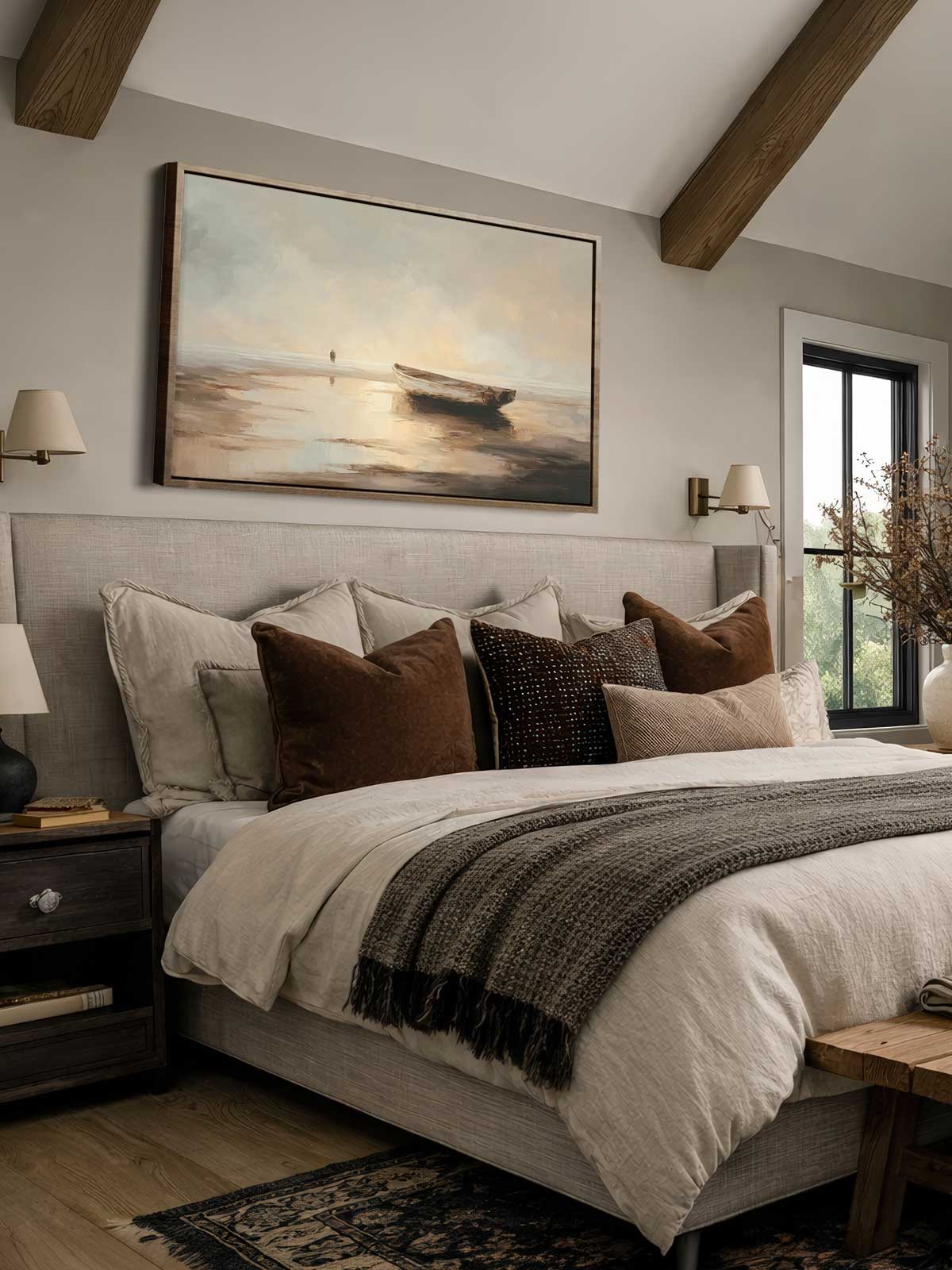 [29]-Framed-Canvas---Bedroom